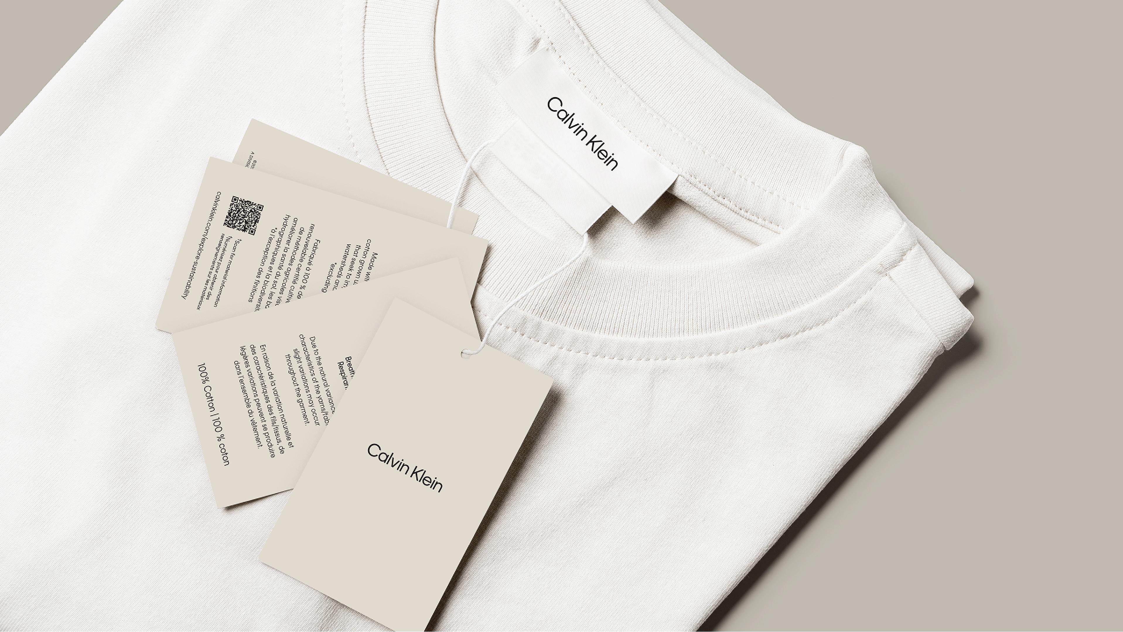 Calvin Klein hangtags